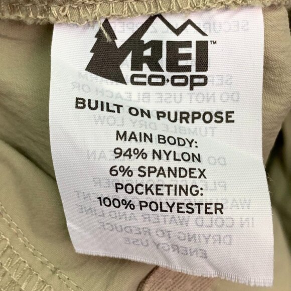 REI Co-op Women's Sahara Convertible Zip Shorts Snap Ankle Taper Pants Size‎ 16P - Picture 9 of 14